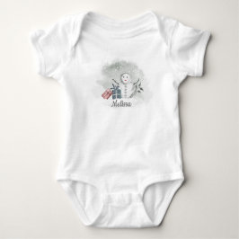 Body Para Bebê Snowman Baby Bodydress