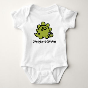 Body Para Bebê Snuggle-o-Saurus Diversão Dinossauro