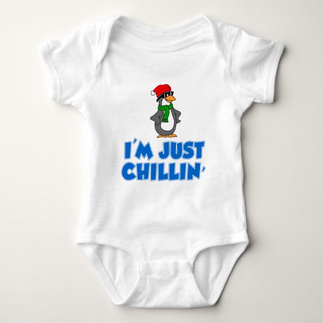 Body Para Bebê Só estou a chillin (Frente)