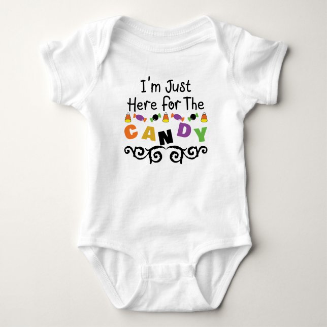 Body Para Bebê Só estou aqui para o doce (Frente)