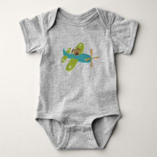 Body Para Bebê Só um cachorro no avião Unisex Jumper