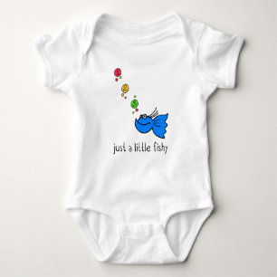 Body Para Bebê Só um pouco de peixe