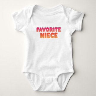 Body Para Bebê Sobrinha Favorita, Presente Divertido da Tia, Roup