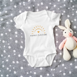 Body Para Bebê Sol da Mamãe Querida Personalizada