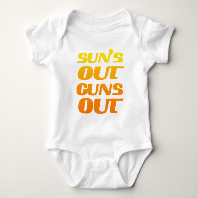 BODY PARA BEBÊ SOL ESTÁ FORA TREINAMENTO E ACADÊMIA (Frente)