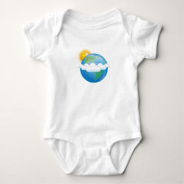Body Para Bebê Sol & Terra -