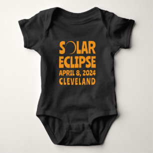 Body Para Bebê Solar Eclipse 2024 Cleveland Ohio