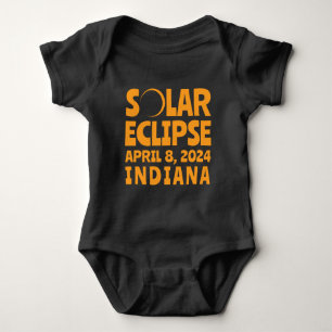Body Para Bebê Solar Eclipse 2024 Indiana