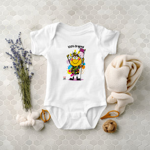 Body Para Bebê Soldado Emoji Divertido e Colorido para Crianças