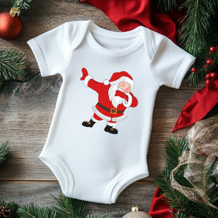 Body Para Bebê Solha de toque ligeiro do feriado do Natal de