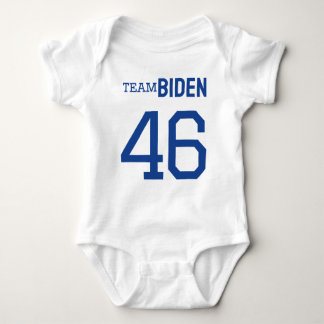 Body Para Bebê Solteiro Team Biden 46 Sided Jersey