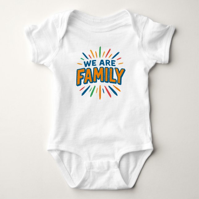 Body Para Bebê Somos da Família 1 (Frente)