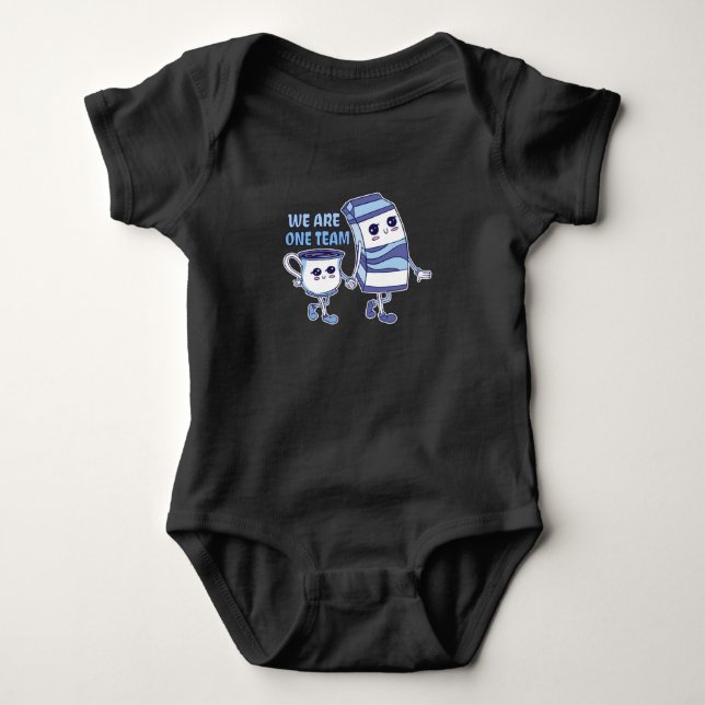 Body Para Bebê Somos uma Equipe (Frente)