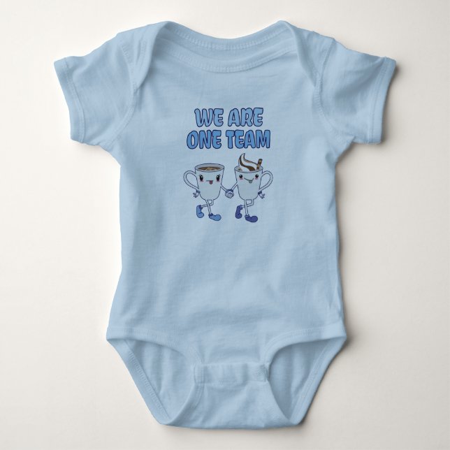 Body Para Bebê Somos uma Equipe (Frente)