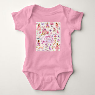Body Para Bebê Sonhos de Conto de Fadas