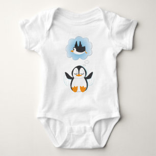 Body Para Bebê Sonhos do pinguim