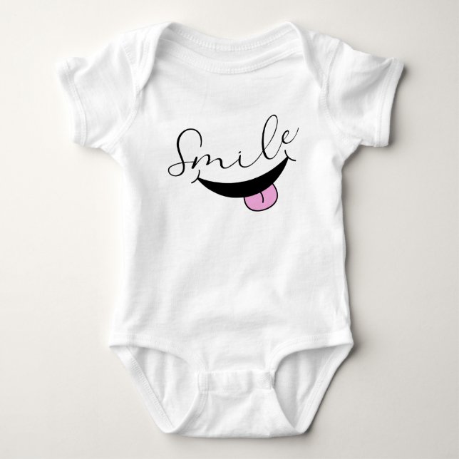 Body Para Bebê Sorriso  (Frente)