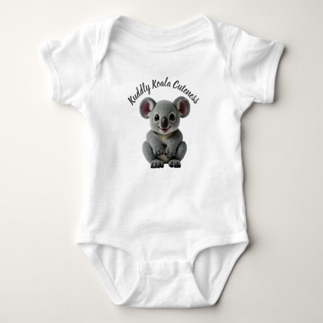 Body Para Bebê Sorriso Koala Baby Romper (Frente)