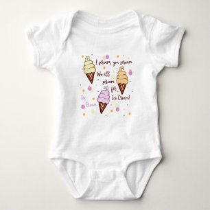 Body Para Bebê Sorvete