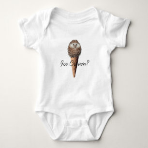 Body Para Bebê Sorvete do ouriço