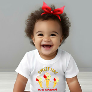 Body Para Bebê Sorvete Yummy