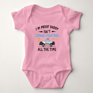 Body Para Bebê Sou a prova de que o papai nem sempre está combate