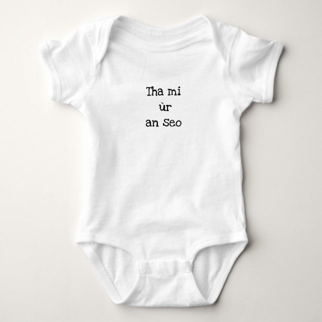Body Para Bebê "Sou Novo Aqui" Colete de Bebê (Frente)