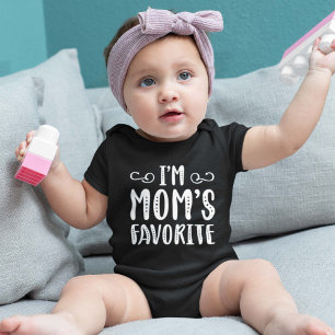 Body Para Bebê Sou o favorito da mãe