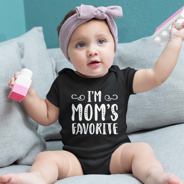 Body Para Bebê Sou o favorito da mãe (Criador carregado)