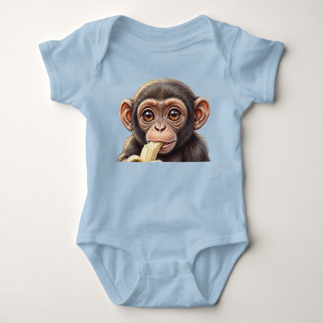 Body Para Bebê Sou um Chimpanzé Travesso! (Frente)