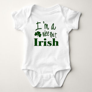 Body Para Bebê Sou um pouco irlandês, Dia de São Patrício