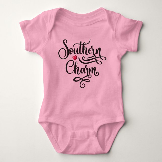 Body Para Bebê Southern Charm Baby Bodydress (Frente)