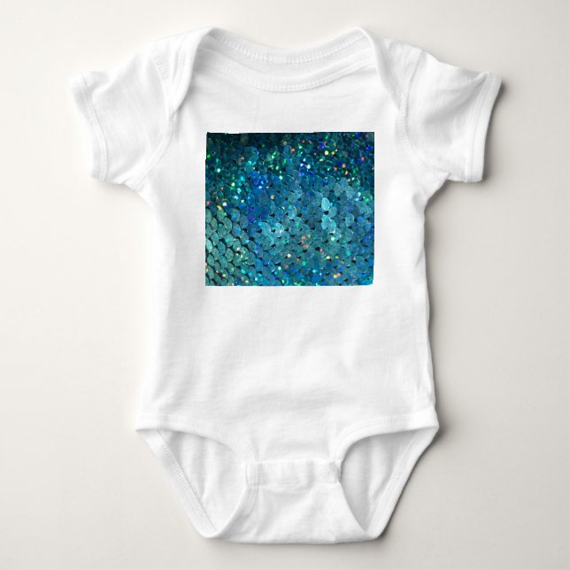 Body Para Bebê Sparkle de Sequências: Fundo do Abstrato de Macro (Frente)