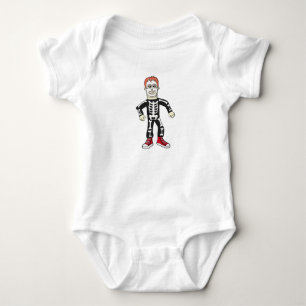 Body Para Bebê Spooky Bones