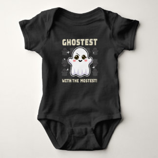Body Para Bebê Spooky Kawaii Ghost Halloween Baby. Roupa
