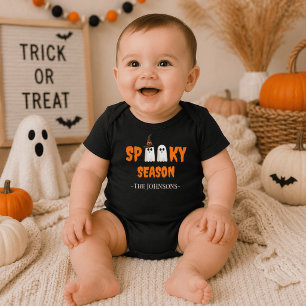 Body Para Bebê Spooky Season - Primeiro Equipamento de Halloween