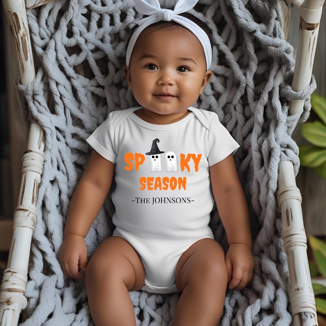 Body Para Bebê Spooky Season - Primeiro Equipamento de Halloween (Criador carregado)