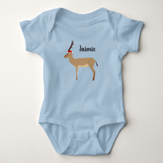 Body Para Bebê Springbok Natal (Frente)