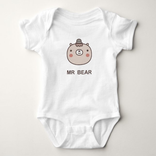Body Para Bebê Sr. Urso (Frente)
