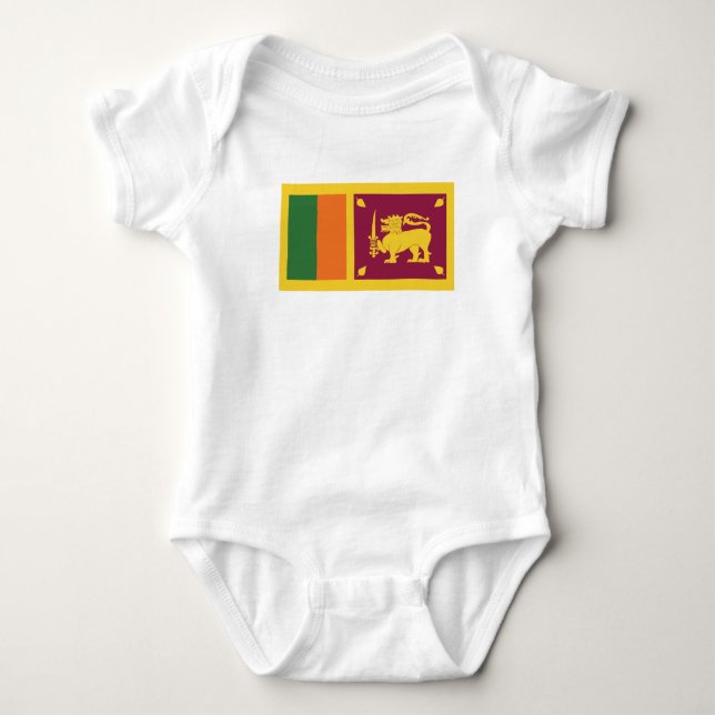 Body Para Bebê Sri Lanka (Frente)