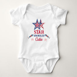 Body Para Bebê Star Spangled Cutie