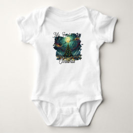 Body Para Bebê Starry Night Christmas Baby Bodysuit Van Gogh