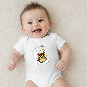 Body Para Bebê Stars Blue Moon