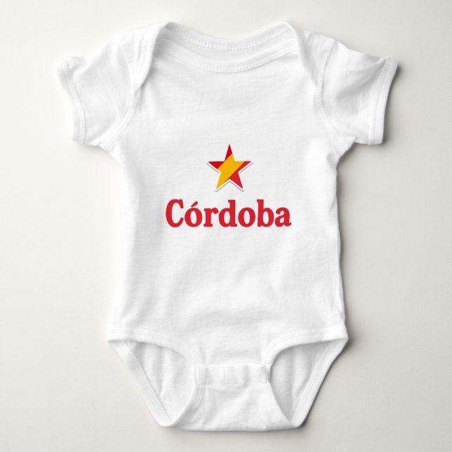 Body Para Bebê Stars of Spain – Cordoba (Frente)