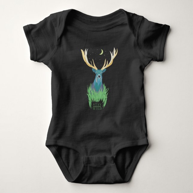 BODY PARA BEBÊ STAY WILD (Frente)