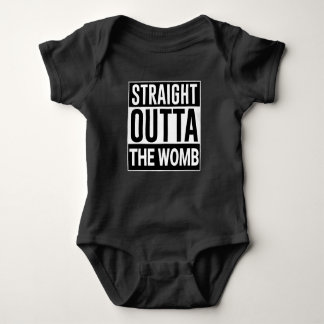 Body Para Bebê Straight Outta the Womb