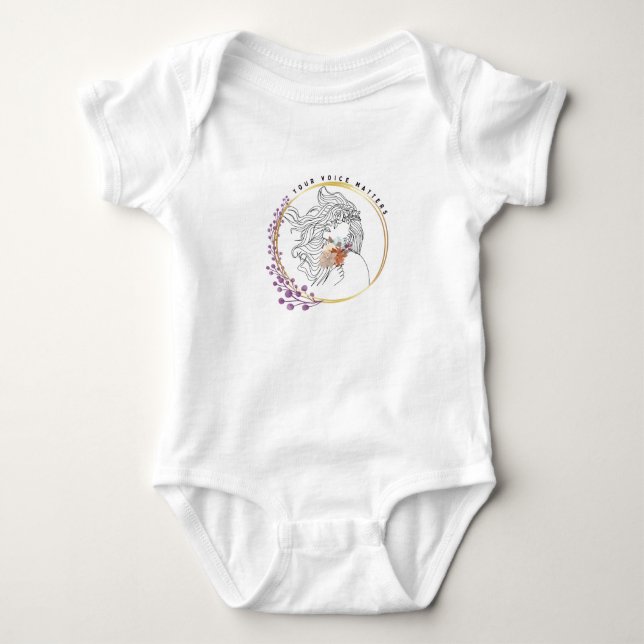 Body Para Bebê Sua Voz Importa (Frente)