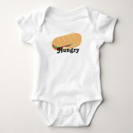 Body Para Bebê Subsanduíche Foodie Hungry Baby Bodcase