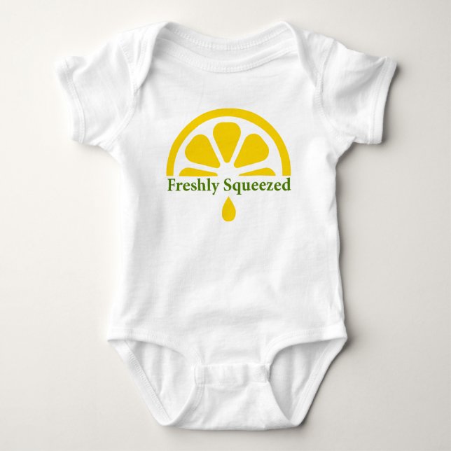 Body Para Bebê Suco de limão Baby Onsie (Frente)