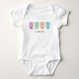 Body Para Bebê sugar skulls
